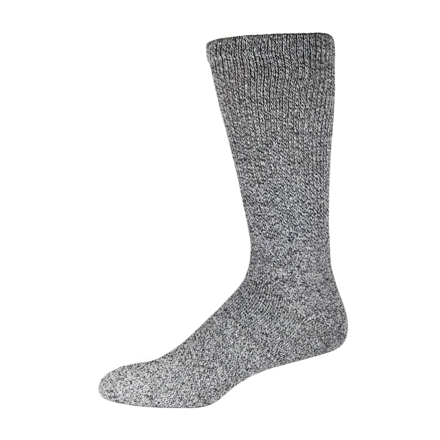 12 Pairs of Extra Soft Thermal Non Binding Diabetic Socks (Marled Heather Grey)