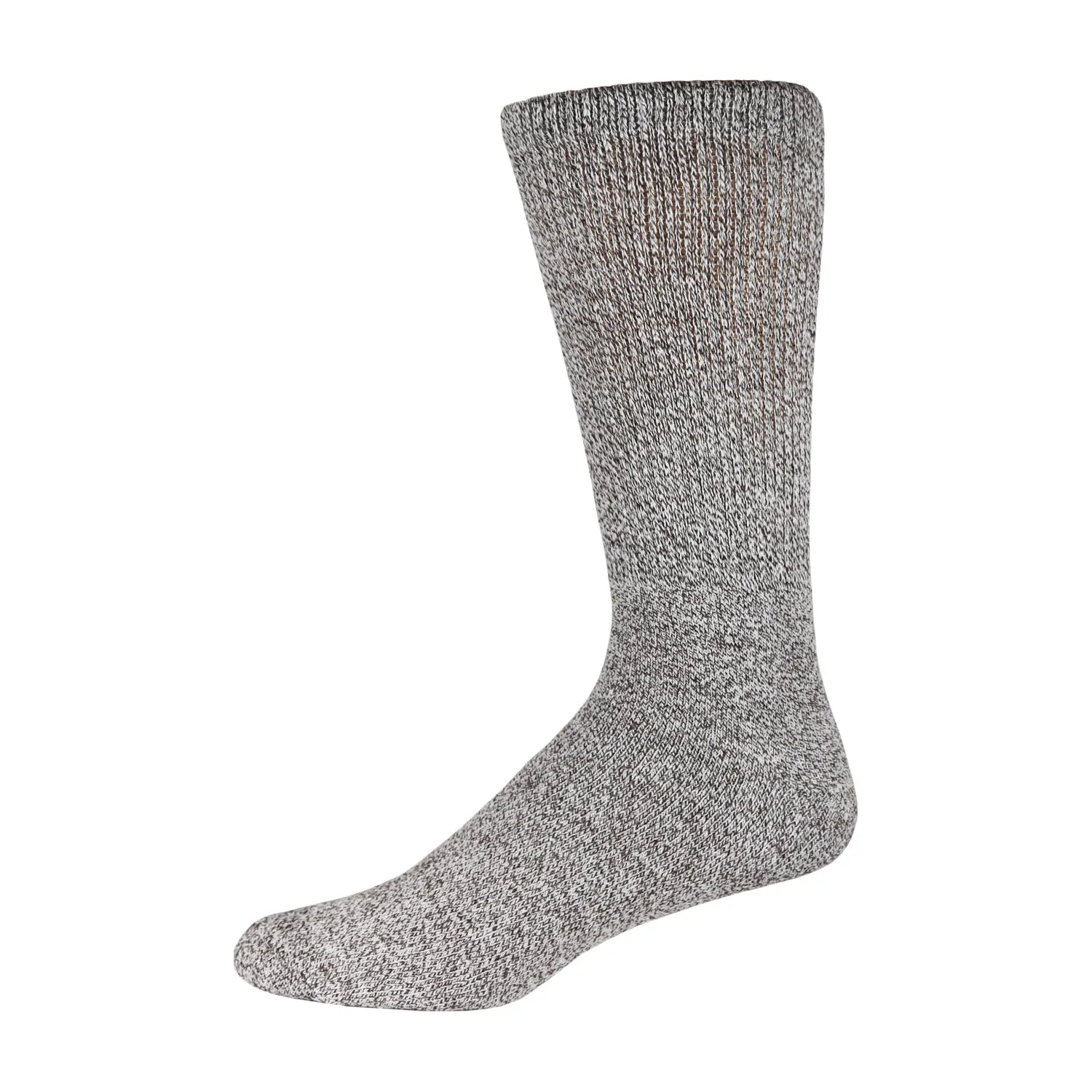 12 Pairs of Extra Soft Thermal Non Binding Diabetic Socks (Marled Heather Grey)