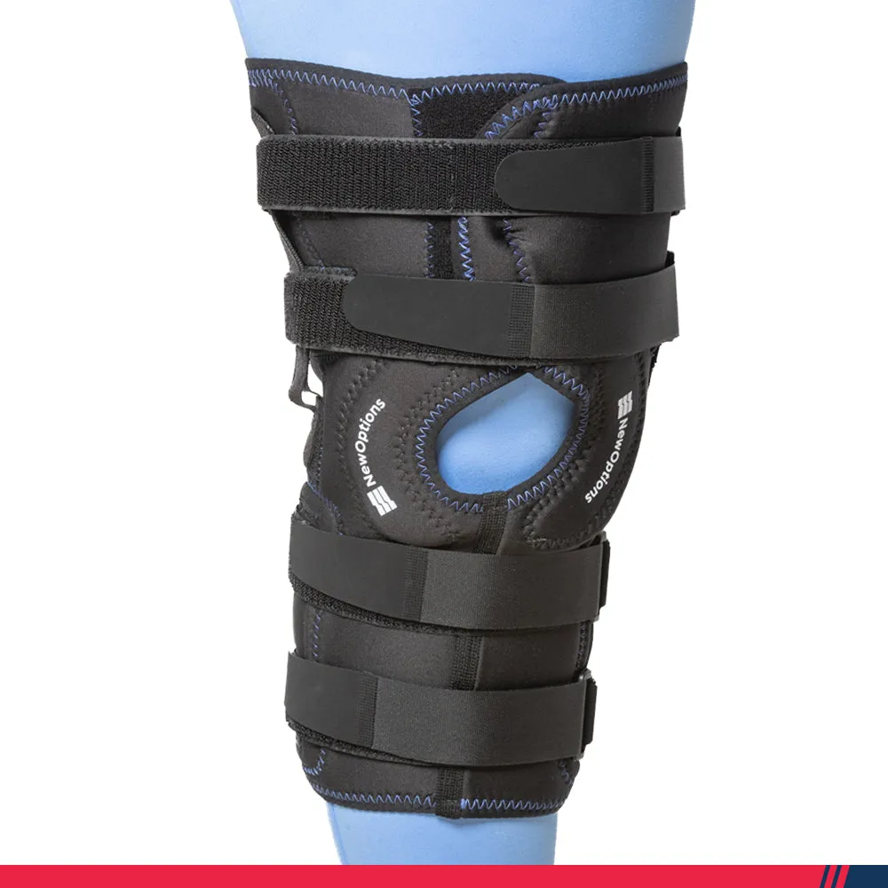 17" "Hybrid" Knee Brace for Cone-Shaped Legs, Large Quadriceps, or Extra Wide Thighs. (KC68-NOS)