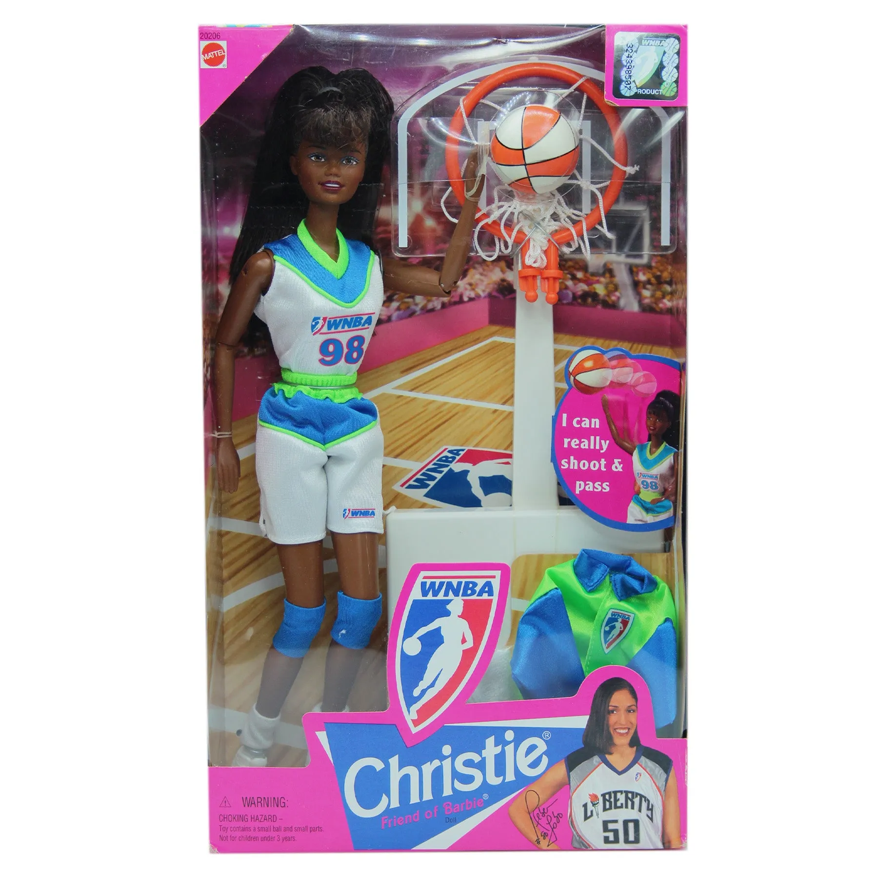 1998 WNBA Christie friend of Barbie (20206)