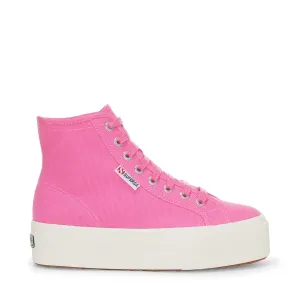 2708 High Top Sneakers - Pink Fuchsia Avorio