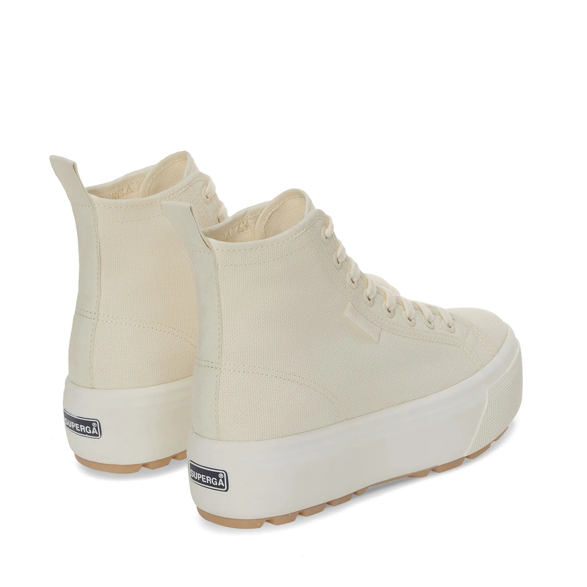 2708 High Top Tank Sneakers - Beige Natural Avorio Pearl Gum