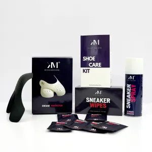 4in1 Shoe Protection Pack - Sneaker Wipes, Crease Protector, Shoe Care Kit, Shoe Shield