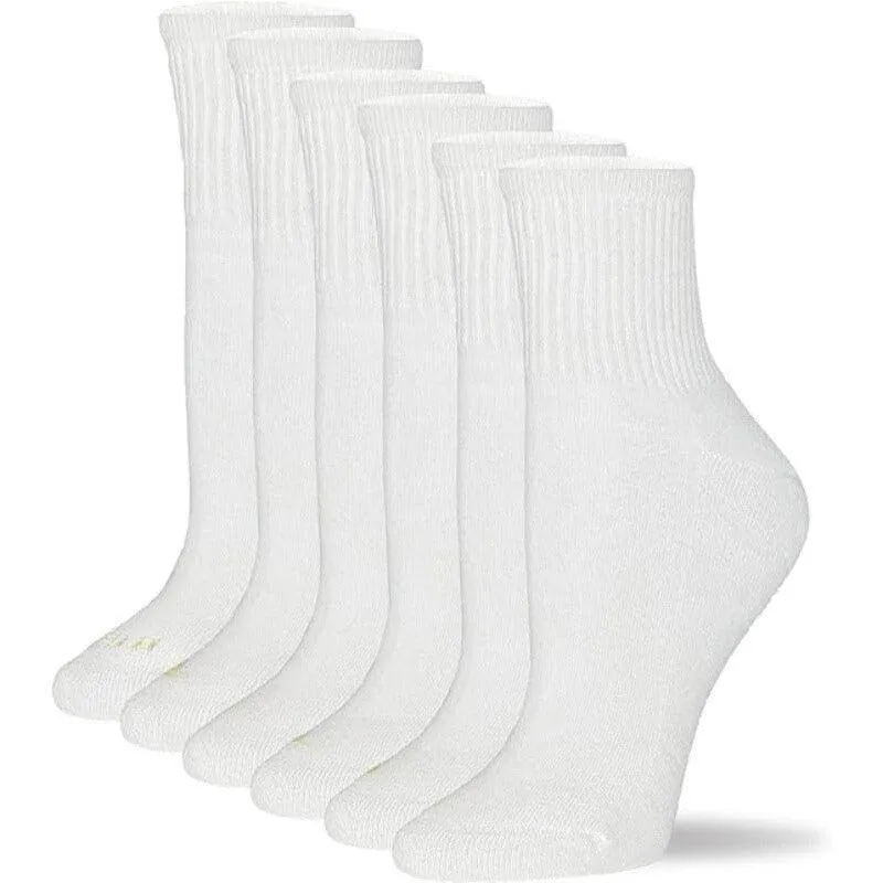 6 Pair Mini Crew Socks - Everyday Comfort and Versatility