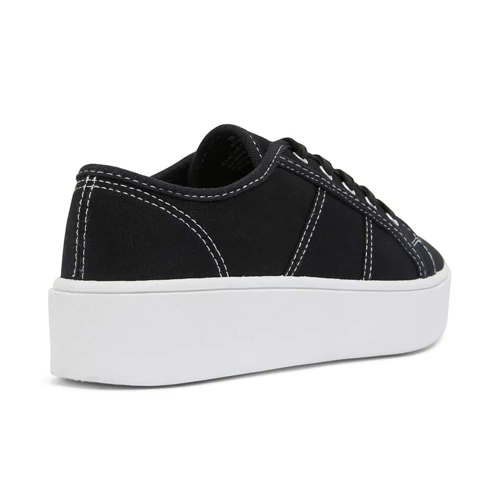 Adam Sneaker in Black Canvas