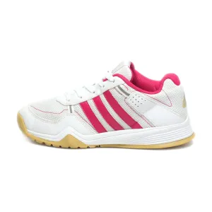 Adidas Performance Sport Shoes Fabric White Colour For Kids