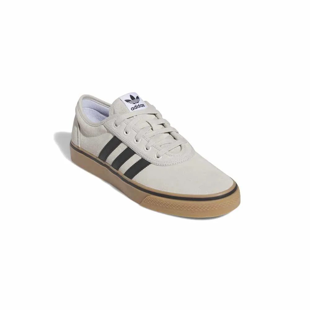 Adidas Skateboarding Adi Ease Crystal White Black Gum Skate Shoes