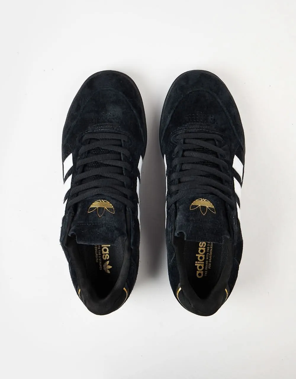 adidas Tyshawn Low Skate Shoes - Core Black/Core Black/White