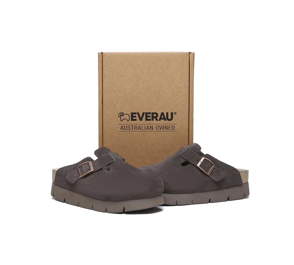 Adjustable Buckled Straps Slip-on Platform Sandal Slides Brooklyn