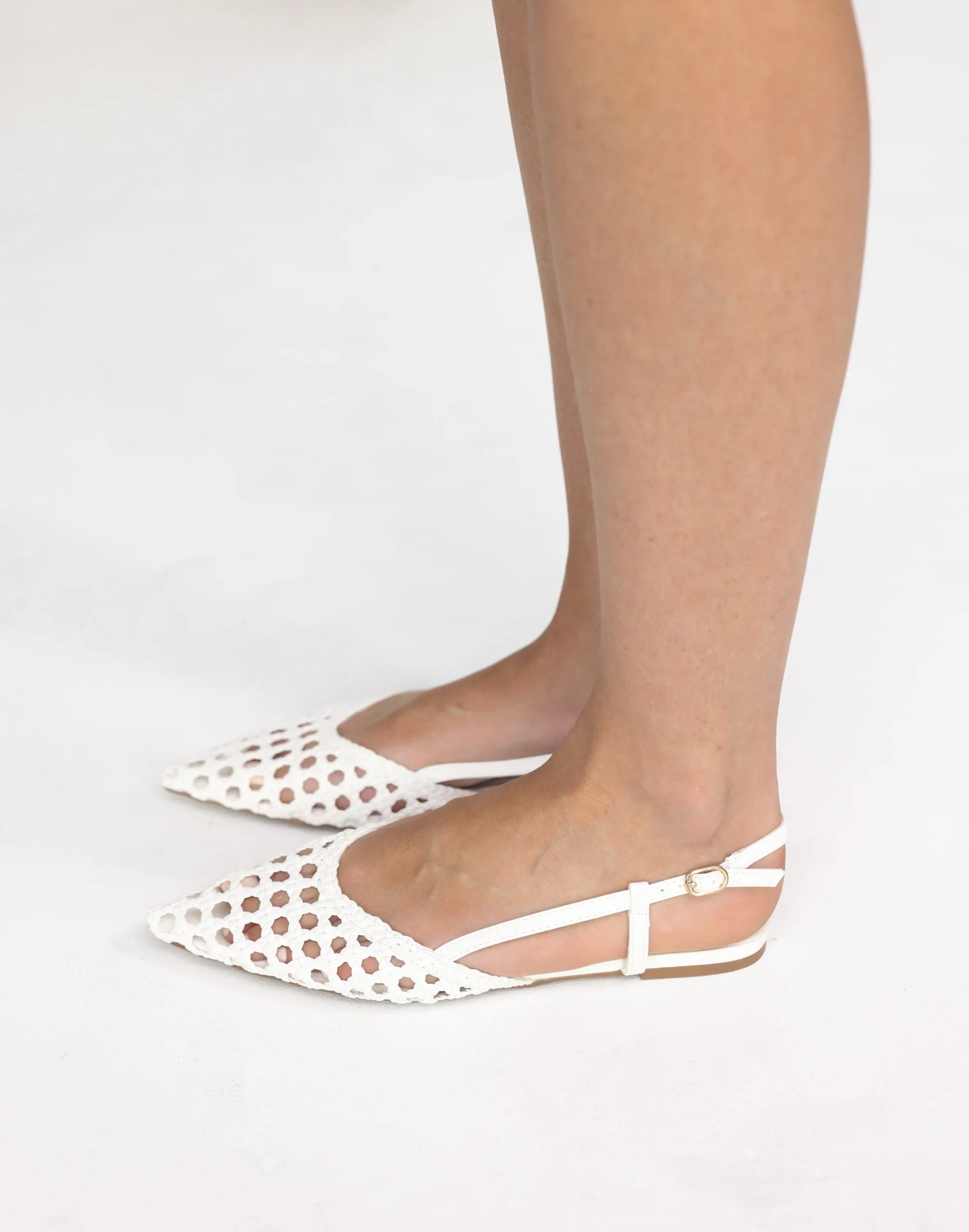 Alexandra Flats (White) - By Billini