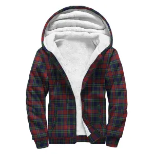 Allison Red Tartan Sherpa Hoodie