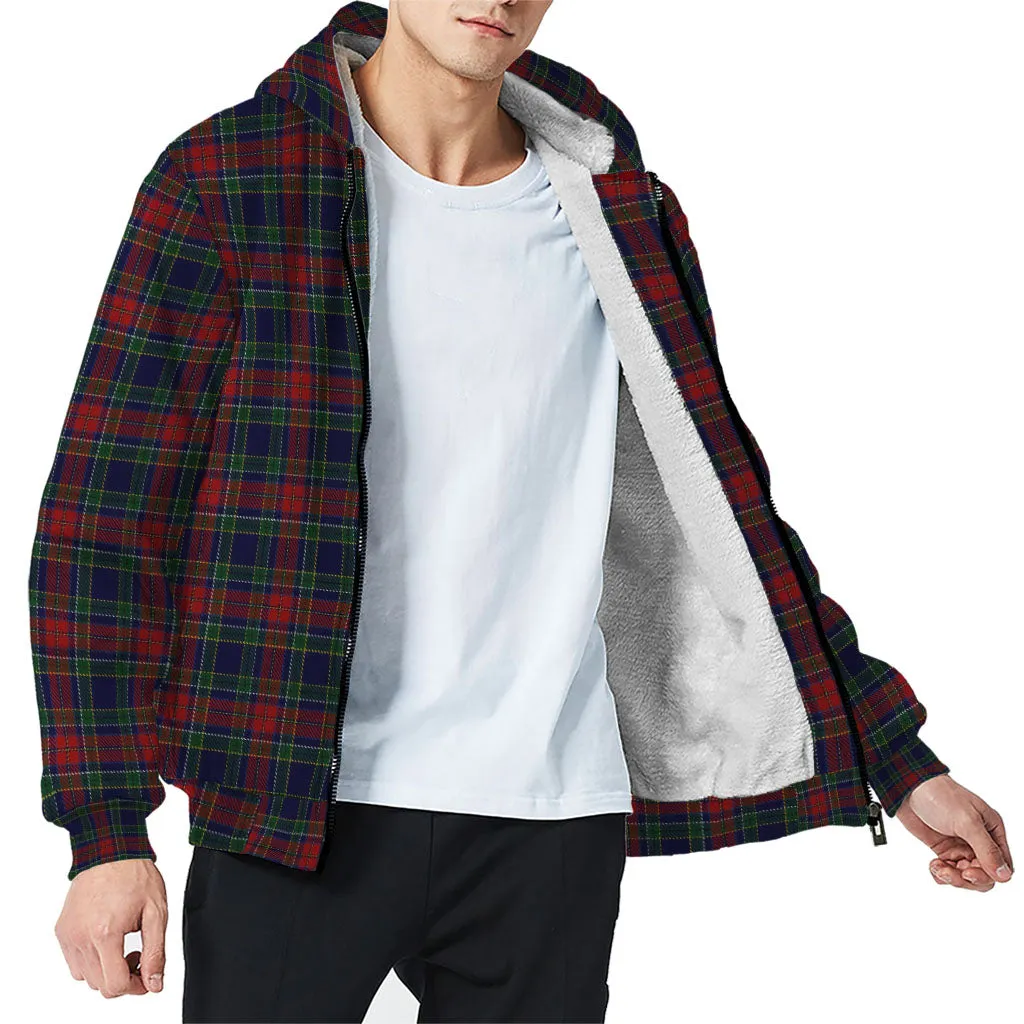 Allison Red Tartan Sherpa Hoodie