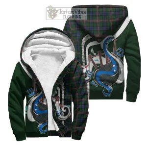 Allison Tartan Sherpa Hoodie with Epic Bagpipe Style