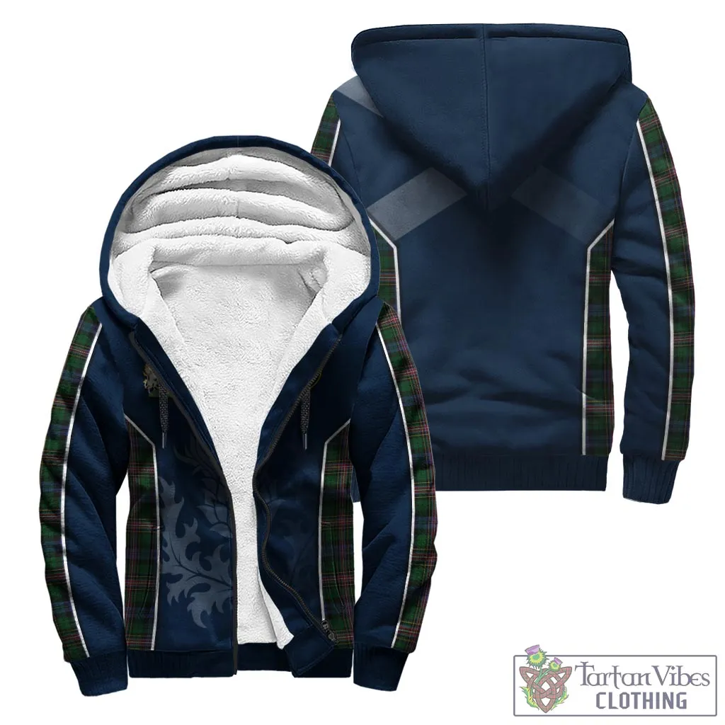 Allison Tartan Sherpa Hoodie with Family Crest and Scottish Thistle Vibes Sport Style