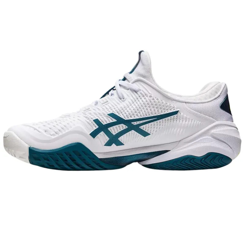 Asics Court FF 3 Mens Tennis Shoes - White / Gris Blue