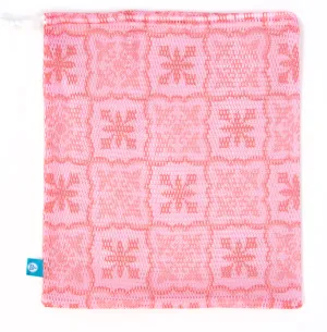 B Plus | Printed Mesh Bag | Pink   Coral