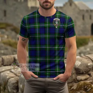 Bannerman Tartan Cotton T-Shirt with Family Crest