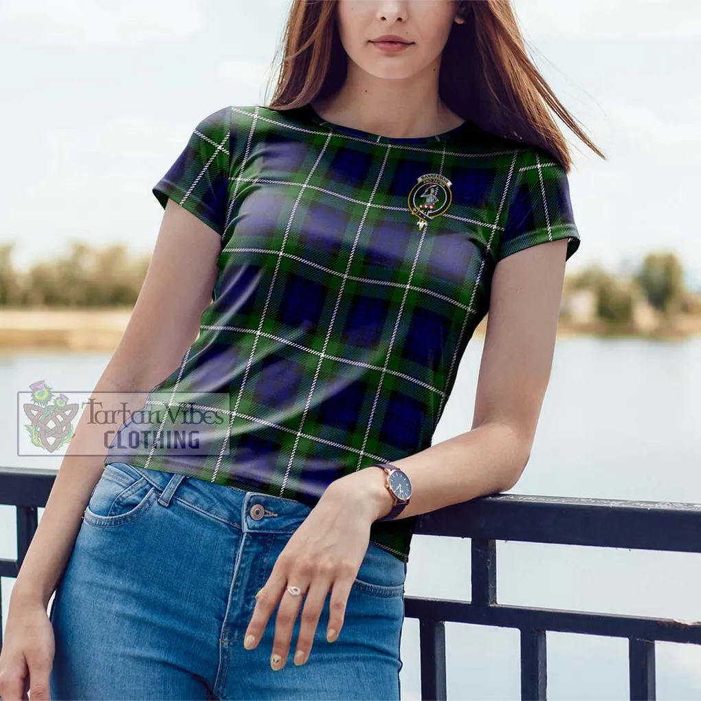 Bannerman Tartan Cotton T-Shirt with Family Crest