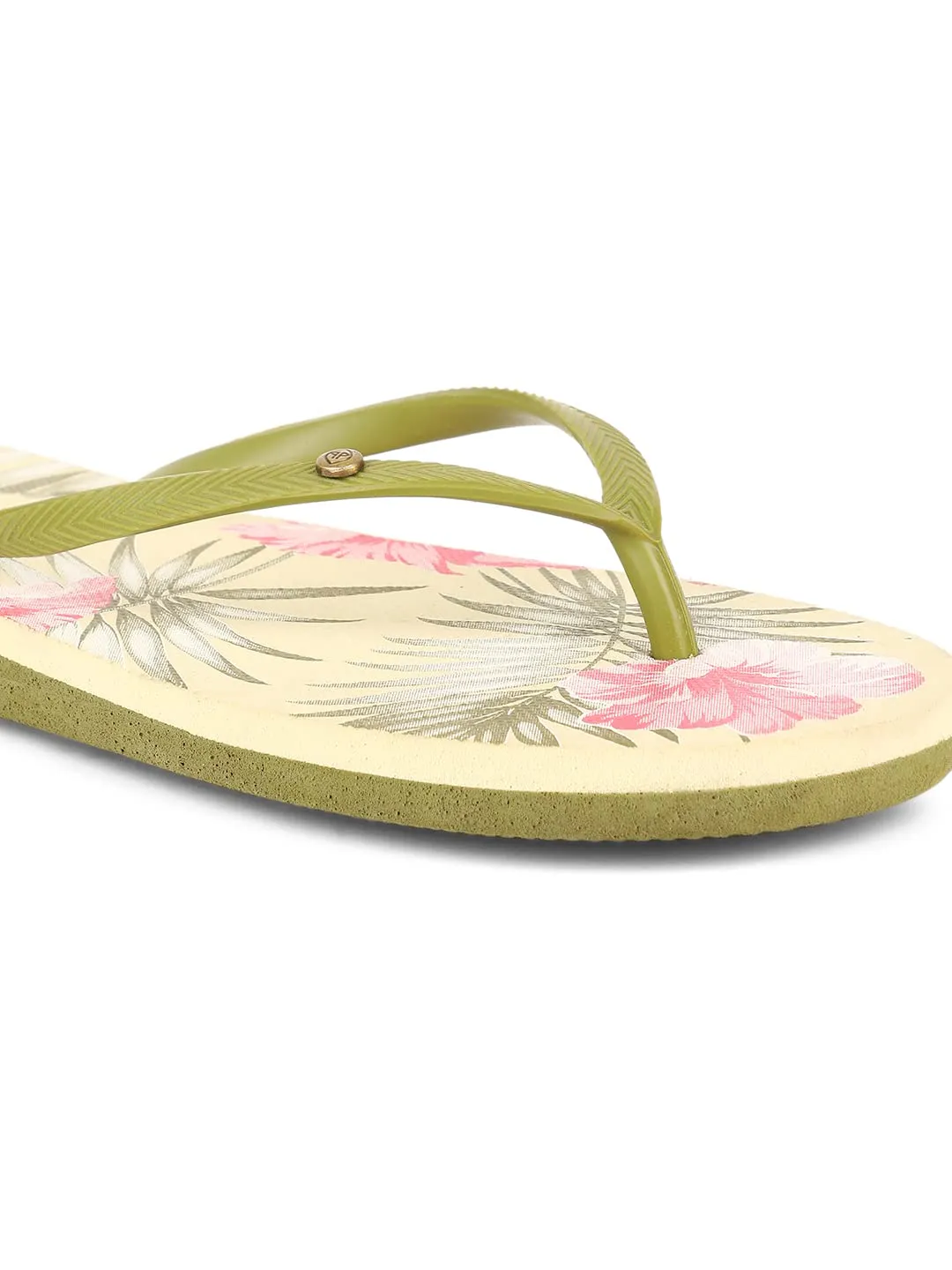 Bata Sunshine womens FLORET Beige Flip-Flop - 5 UK (5778011)