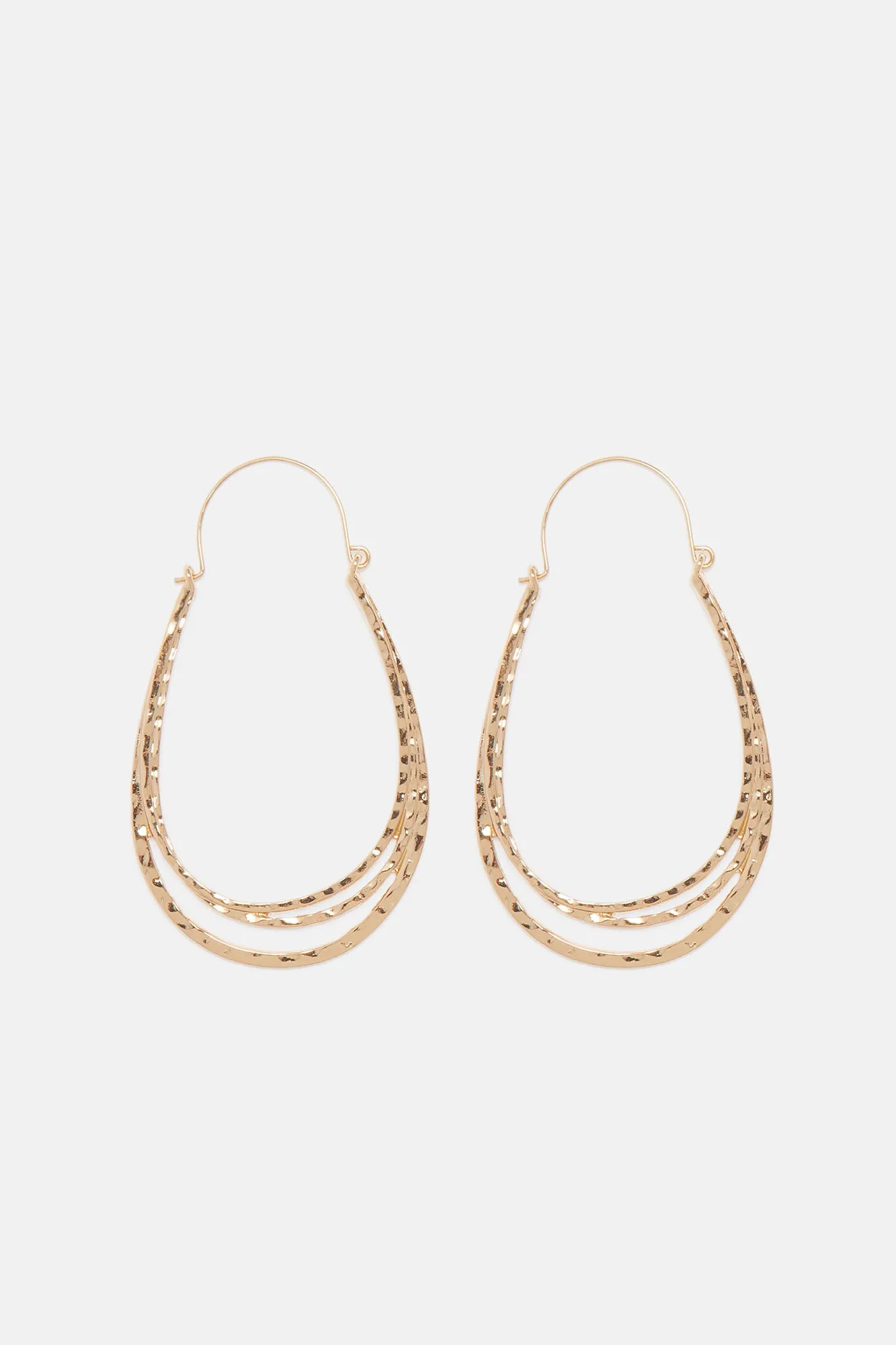 Beautiful Night Out Drop Earrings - Gold