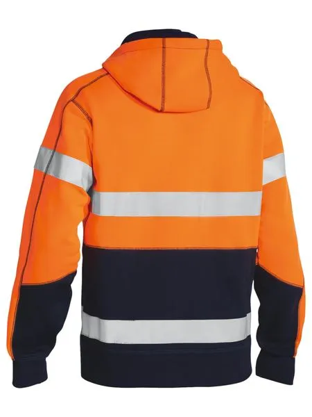 Bisley Taped Hi Vis Fleece Hoodie-(BK6819T)