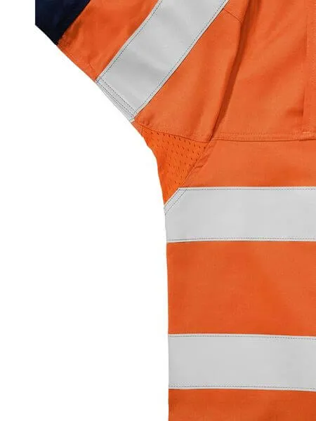 Bisley Taped Hi Vis Industrial Cool Vented Shirt (BS6448T)