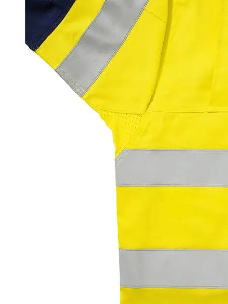 Bisley Taped Hi Vis Industrial Cool Vented Shirt (BS6448T)