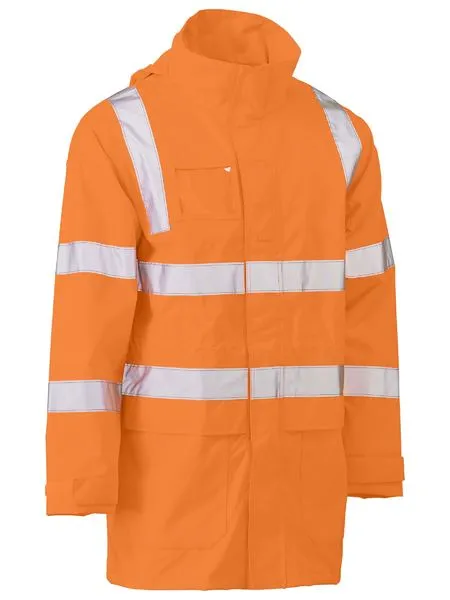 Bisley Taped Hi Vis Rail Wet Weather Jacket (BJ6964T)