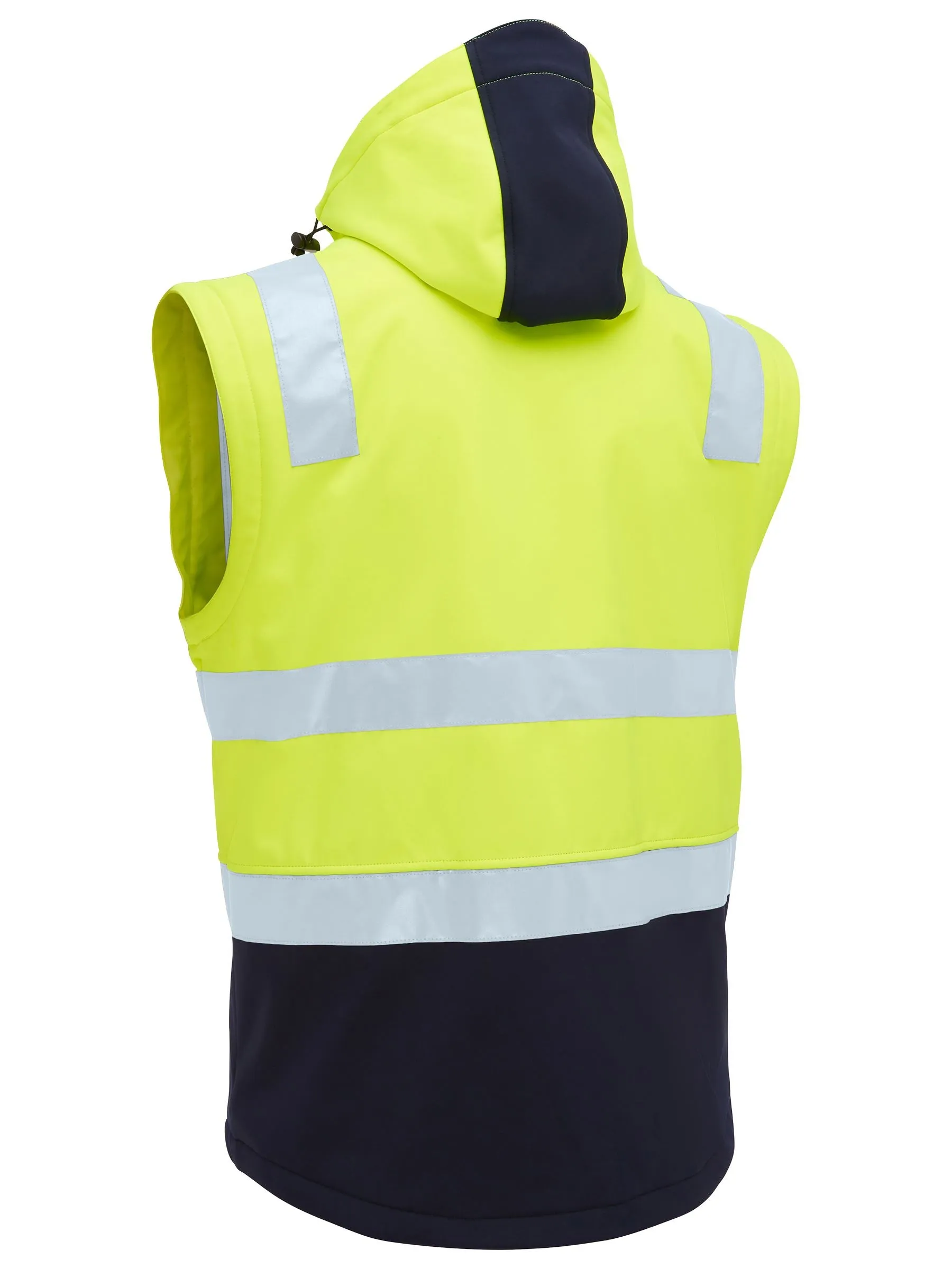 Bisley Taped Two Tone Hi Vis 3 In 1 Soft Shell Jacket (BJ6078T)