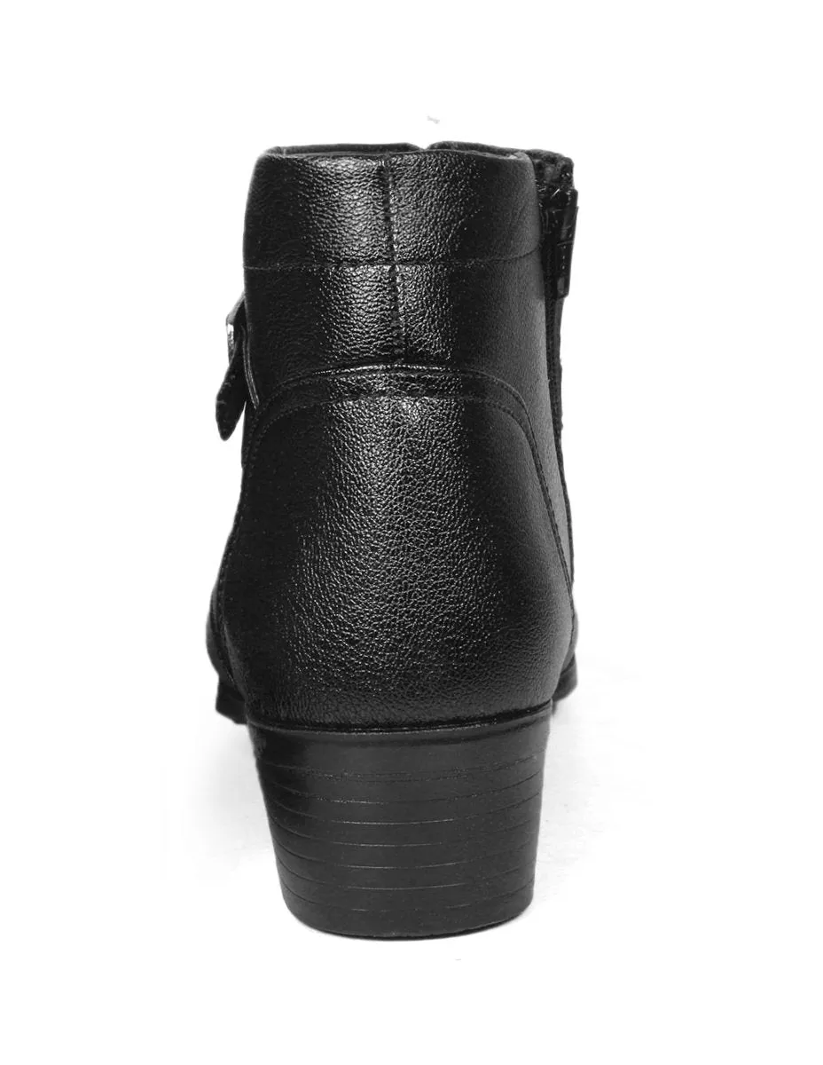 BXXY Men's New Height Increasing Strap and Buckle Boots