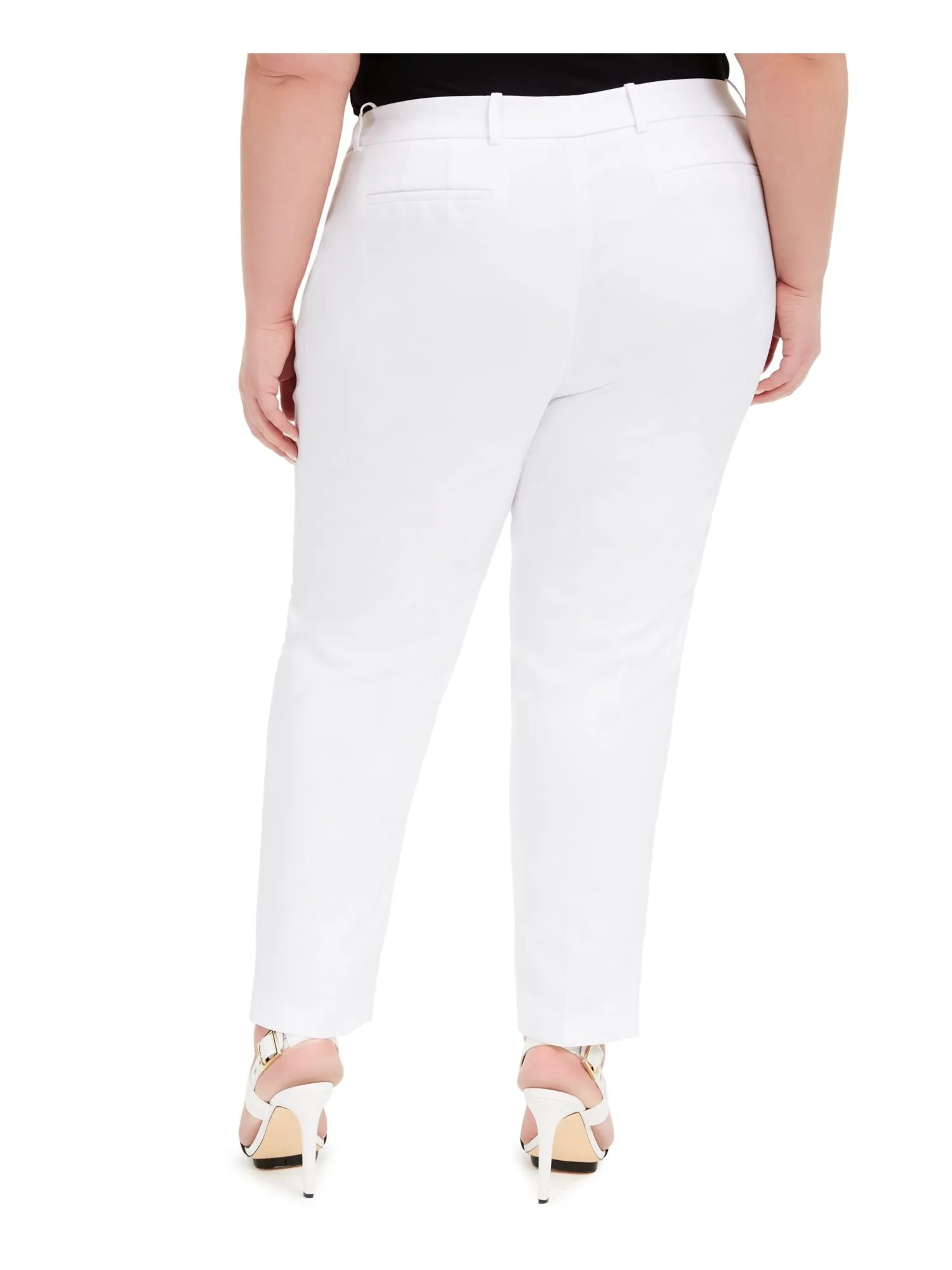 CALVIN KLEIN Womens Zippered Evening Skinny Pants