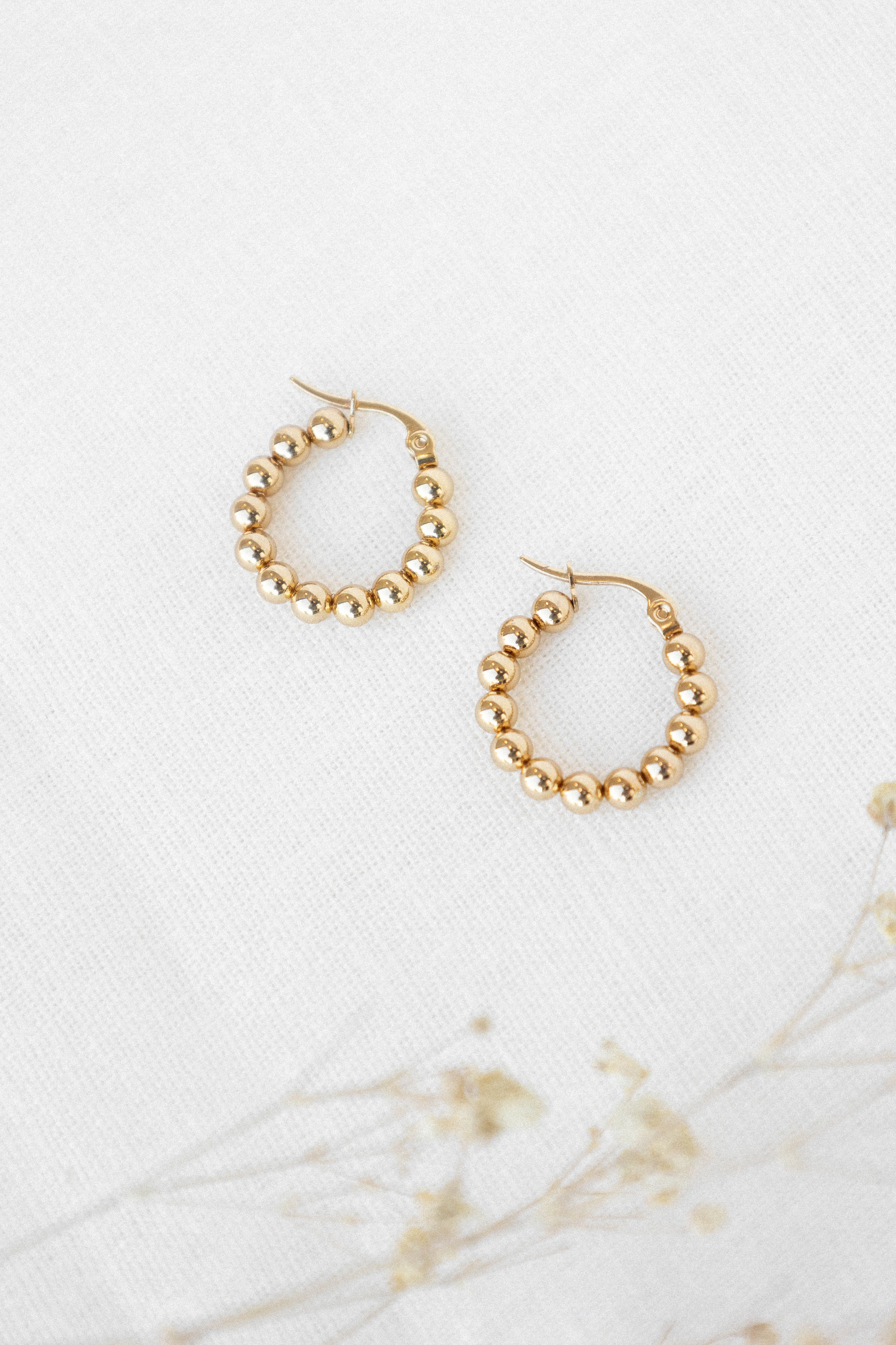 Chloe Hoop Earrings - Gold