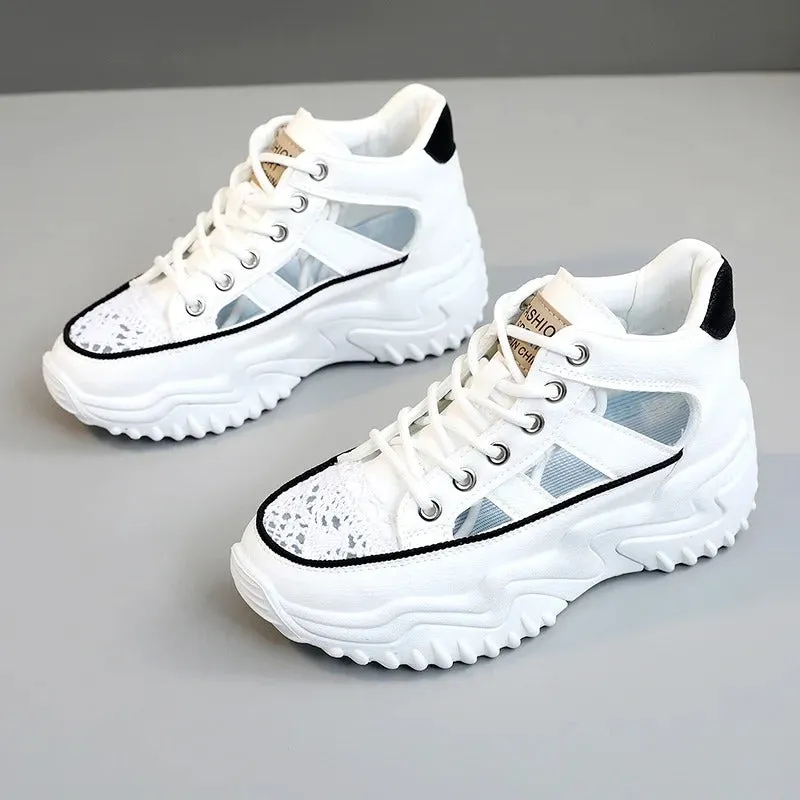 Cordelia - Stylish High-Top Platform Sneakers for Women