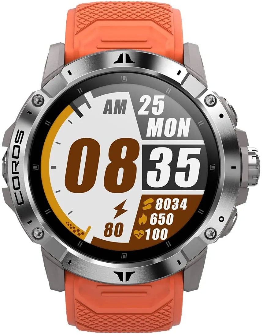 Coros VERTIX 2 GPS Adventure Watch with Global Offline Mapping, Dual Frequency GPS, BLE, Strava & TrainingPeaks