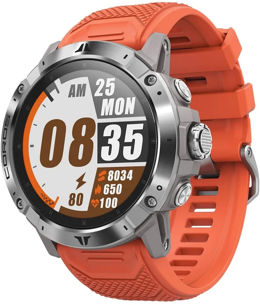 Coros VERTIX 2 GPS Adventure Watch with Global Offline Mapping, Dual Frequency GPS, BLE, Strava & TrainingPeaks