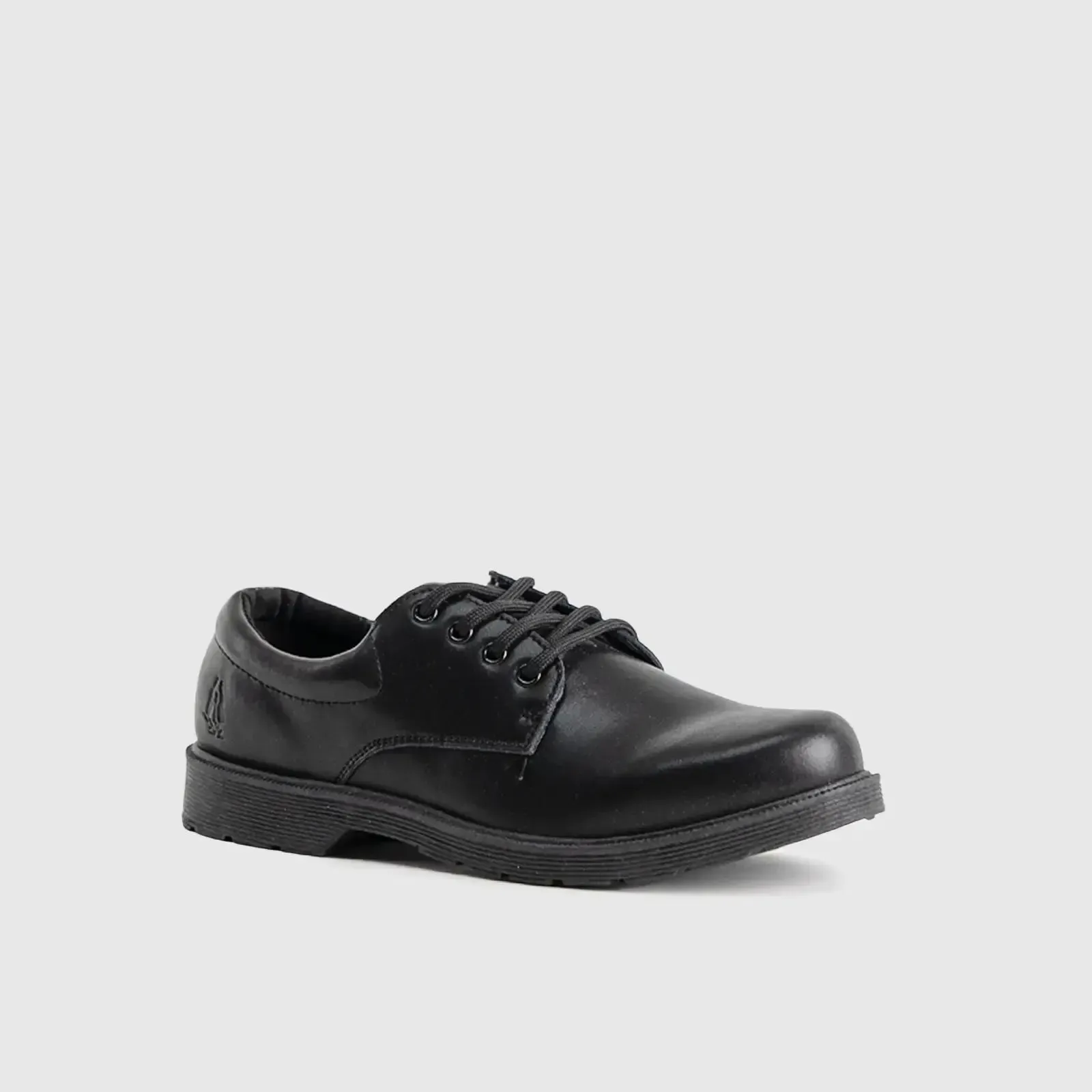 Curtis Kids Lace Up School Shoe Black