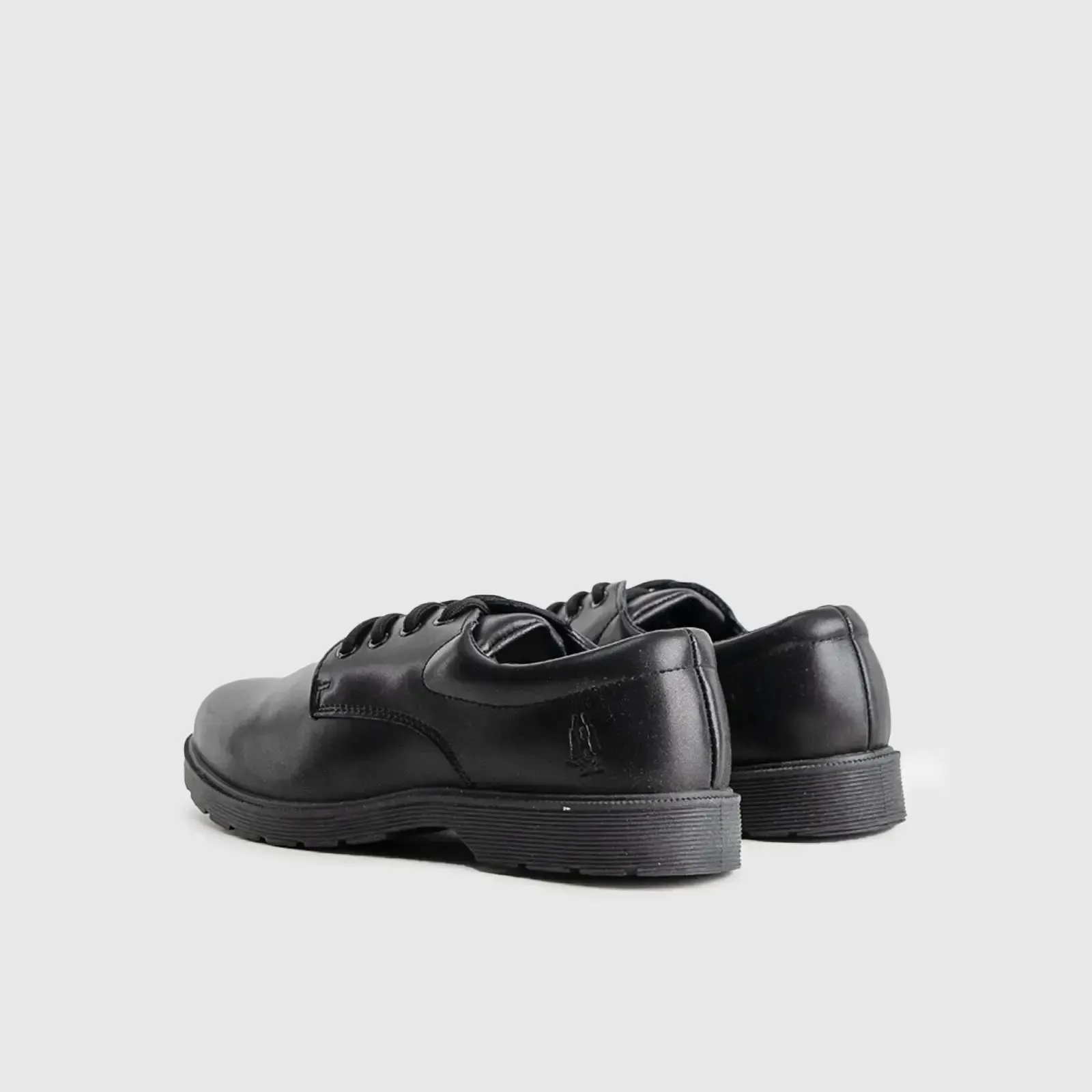 Curtis Kids Lace Up School Shoe Black