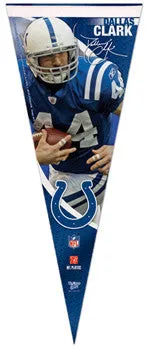 Dallas Clark "Signature" Indianapolis Colts Premium Felt Pennant (LE /1000) - Wincraft