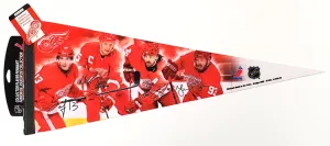 Detroit Red Wings "Quartet" Premium Felt Pennant L.E. #487/2,008 (Lidstrom, Datsyuk, Zetterberg, Franzen)