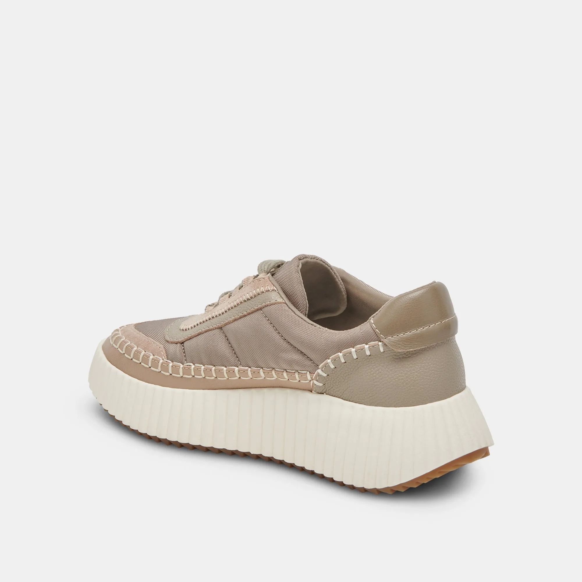 DOLEN NYLON SNEAKERS DK TAUPE NYLON