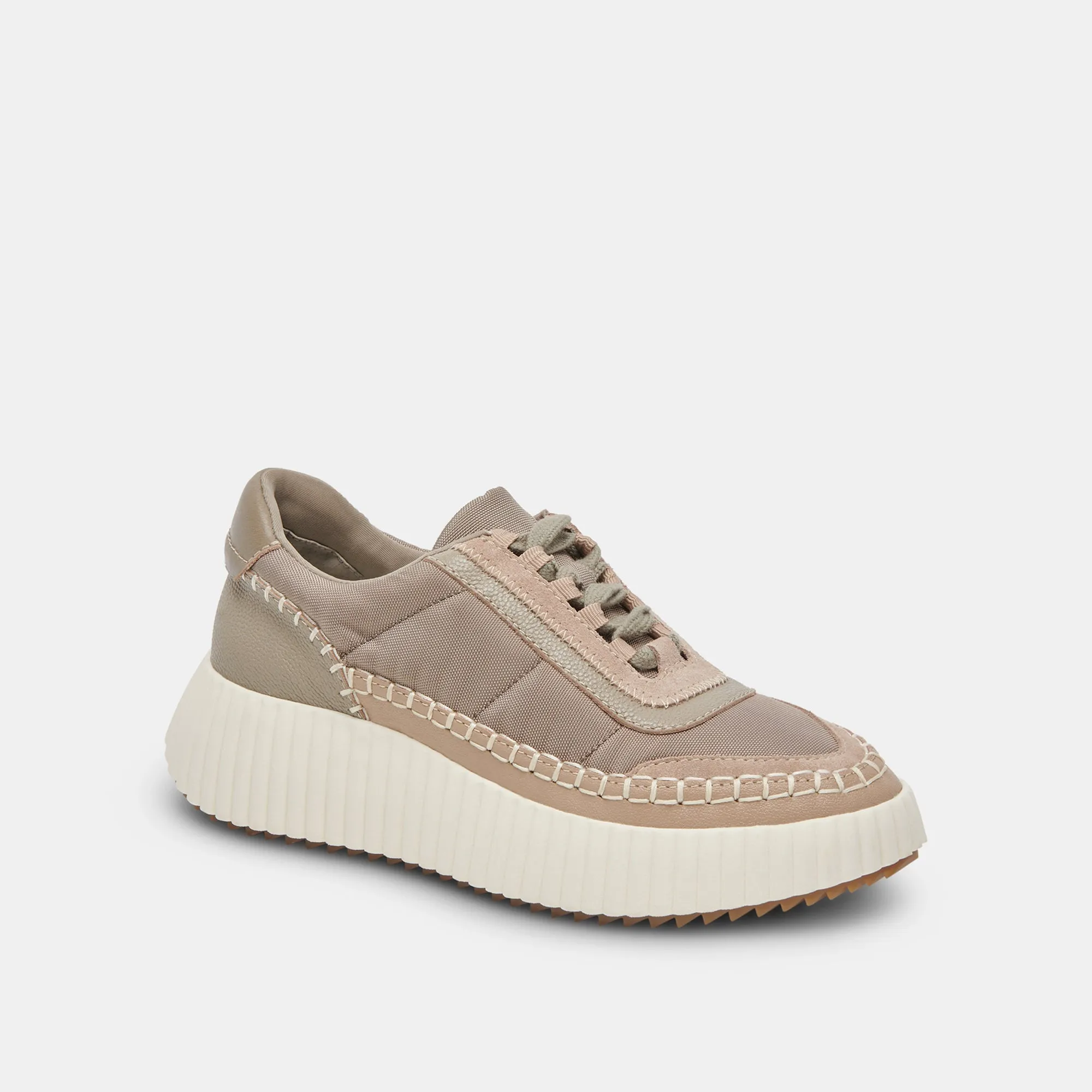 DOLEN NYLON SNEAKERS DK TAUPE NYLON