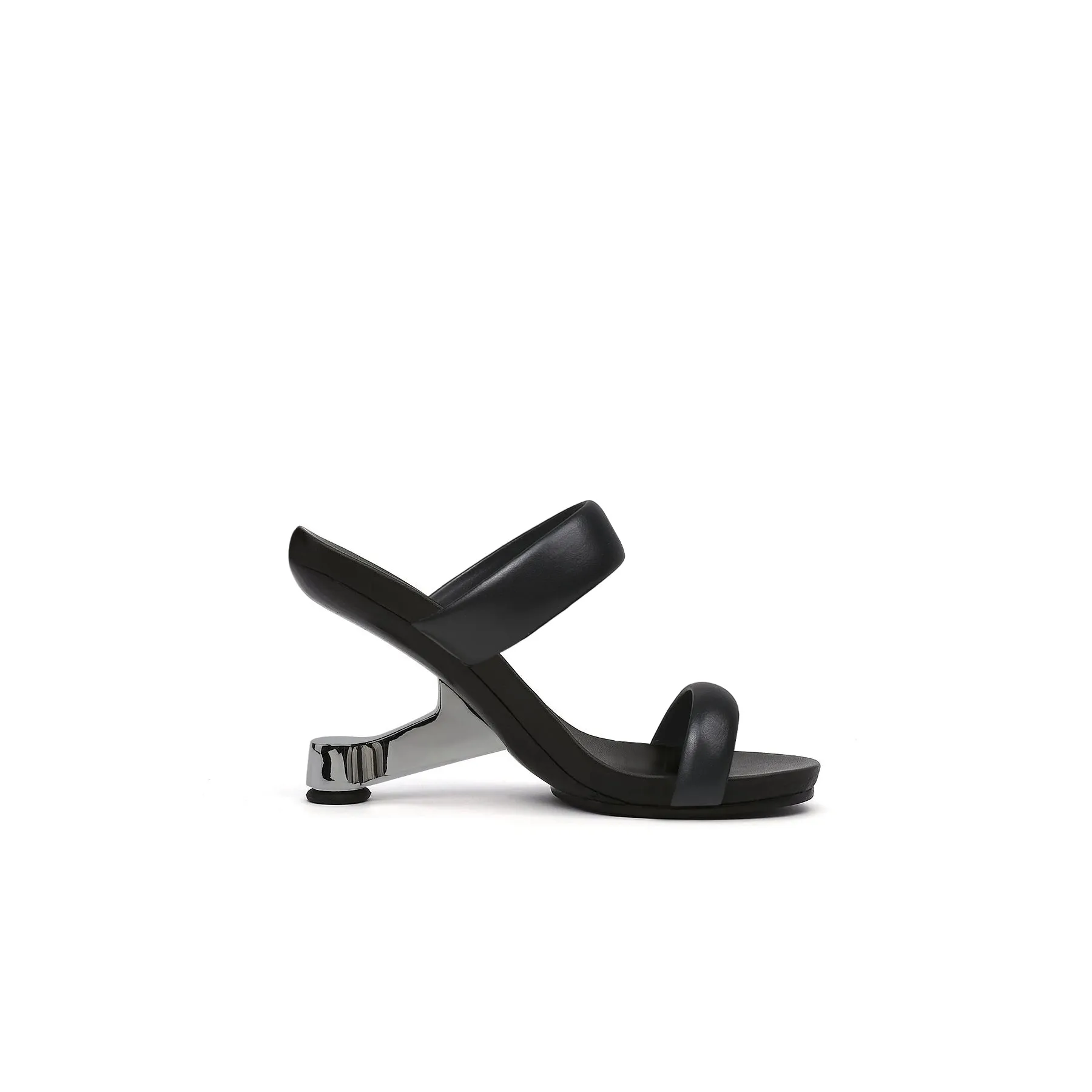 Double Strap Pivot Heel Sandals