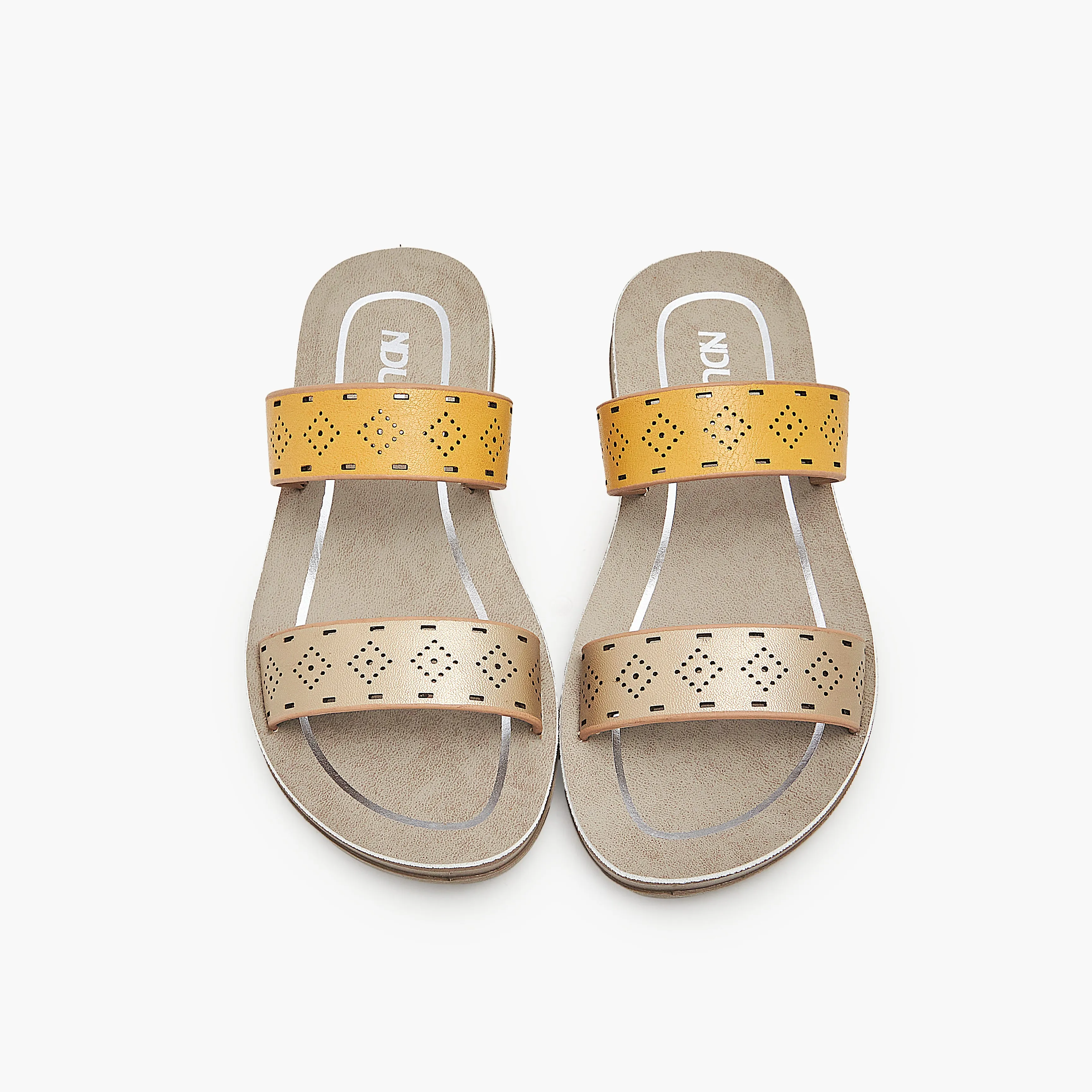 Doubled Strap Girls Chappals