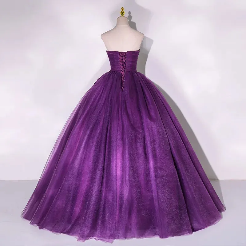 Duchess Magenta's Custom Made Evening Gown Strapless Formal Dress