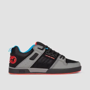 DVS Comanche 2.0  Shoes - Charcoal/Black/Fiery Red/Blue Nubuck