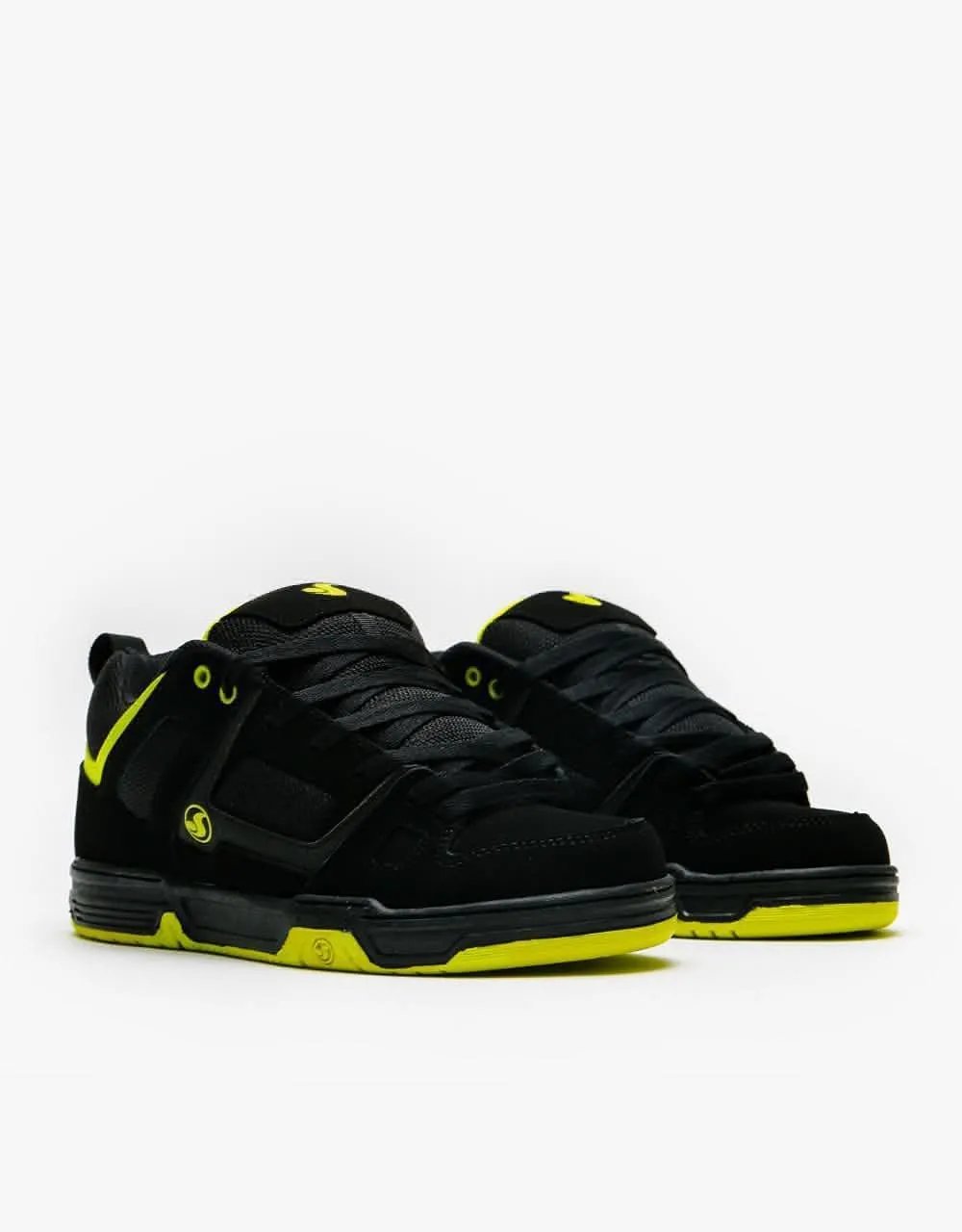 DVS Gambol Skate Shoes - Black/Lime Nubuck