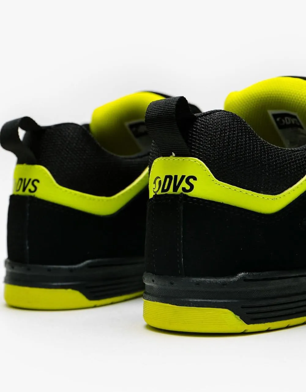 DVS Gambol Skate Shoes - Black/Lime Nubuck