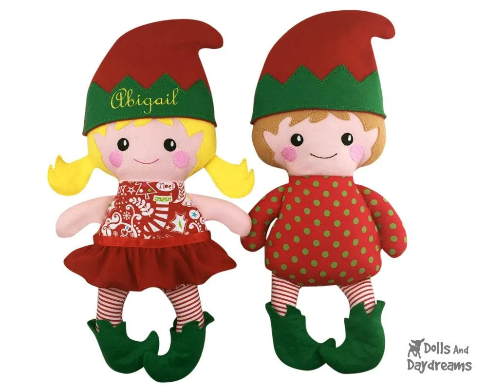 Embroidery Machine Elf Pattern