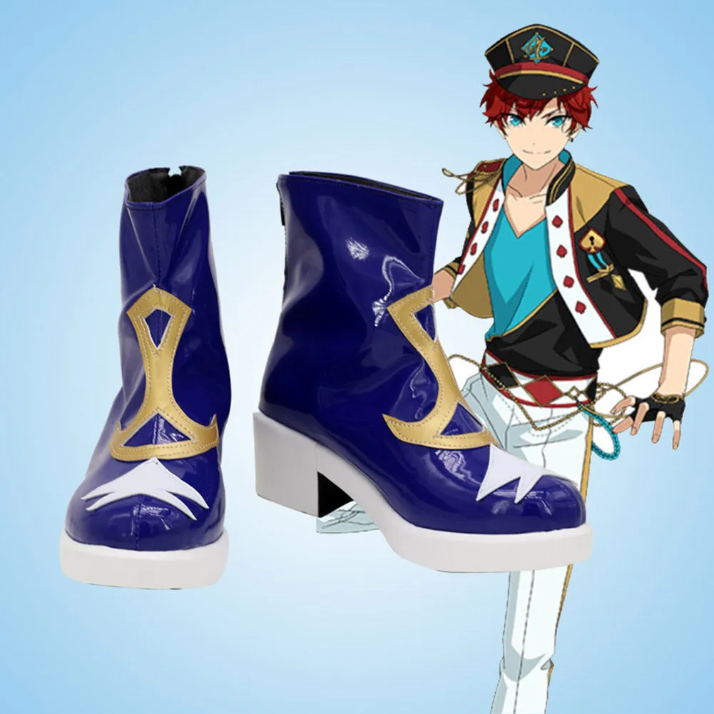 Ensemble Stars 2 Amagi Hiiro Cosplay Shoes Boots Halloween Costumes Accessory Custom Made