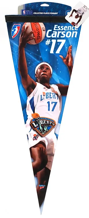 Essence Carson New York Liberty WNBA Superstar Premium Felt Pennant - Wincraft 2011